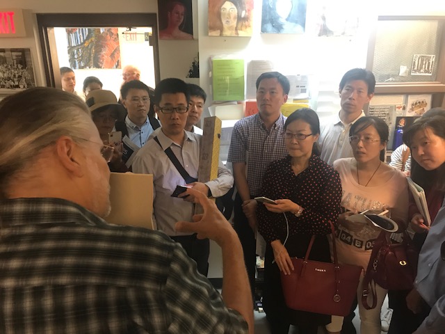 Delegates from Qindoa No. 2 High School visit ACES ECA.