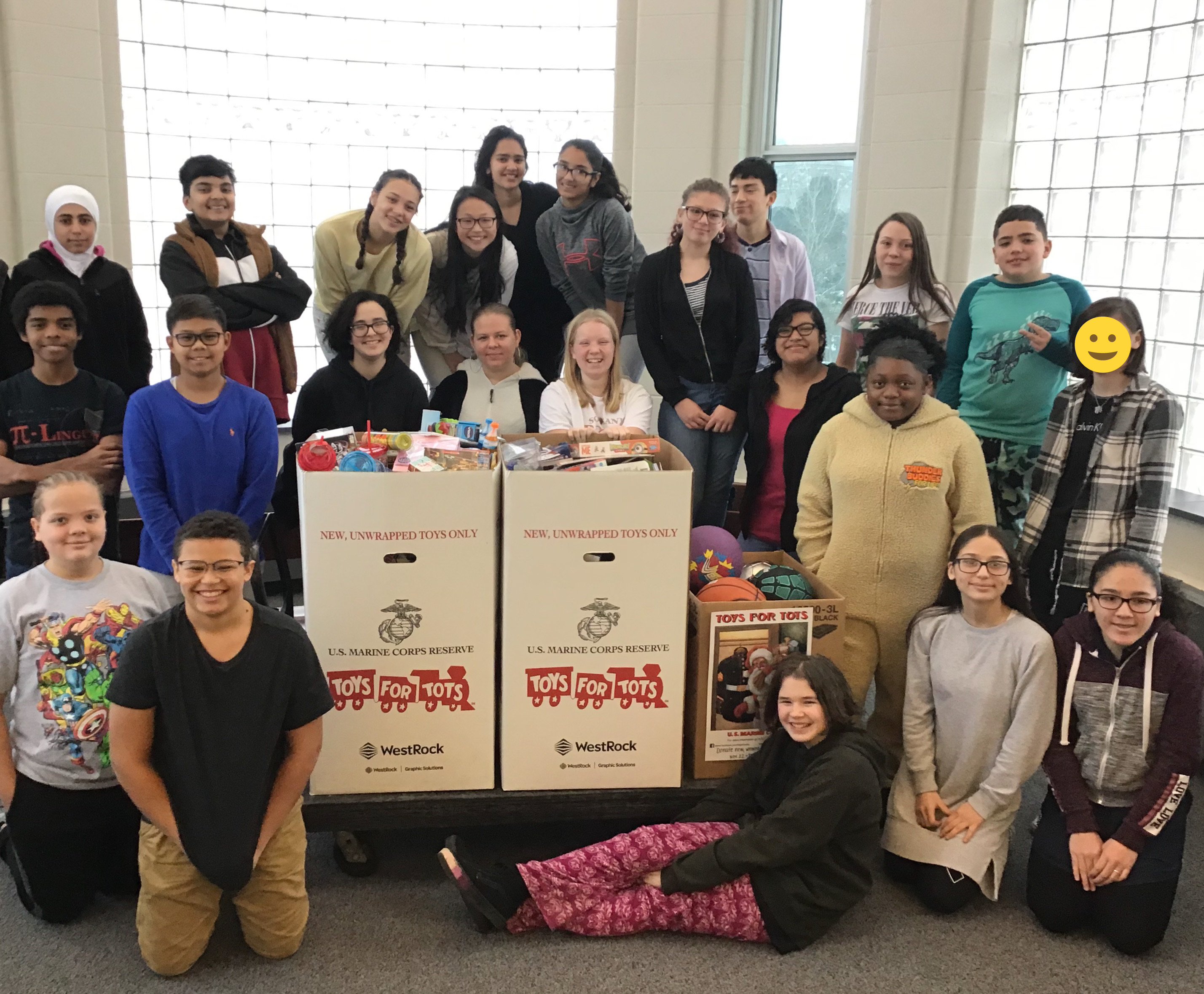 NJHS Toys for tots drive