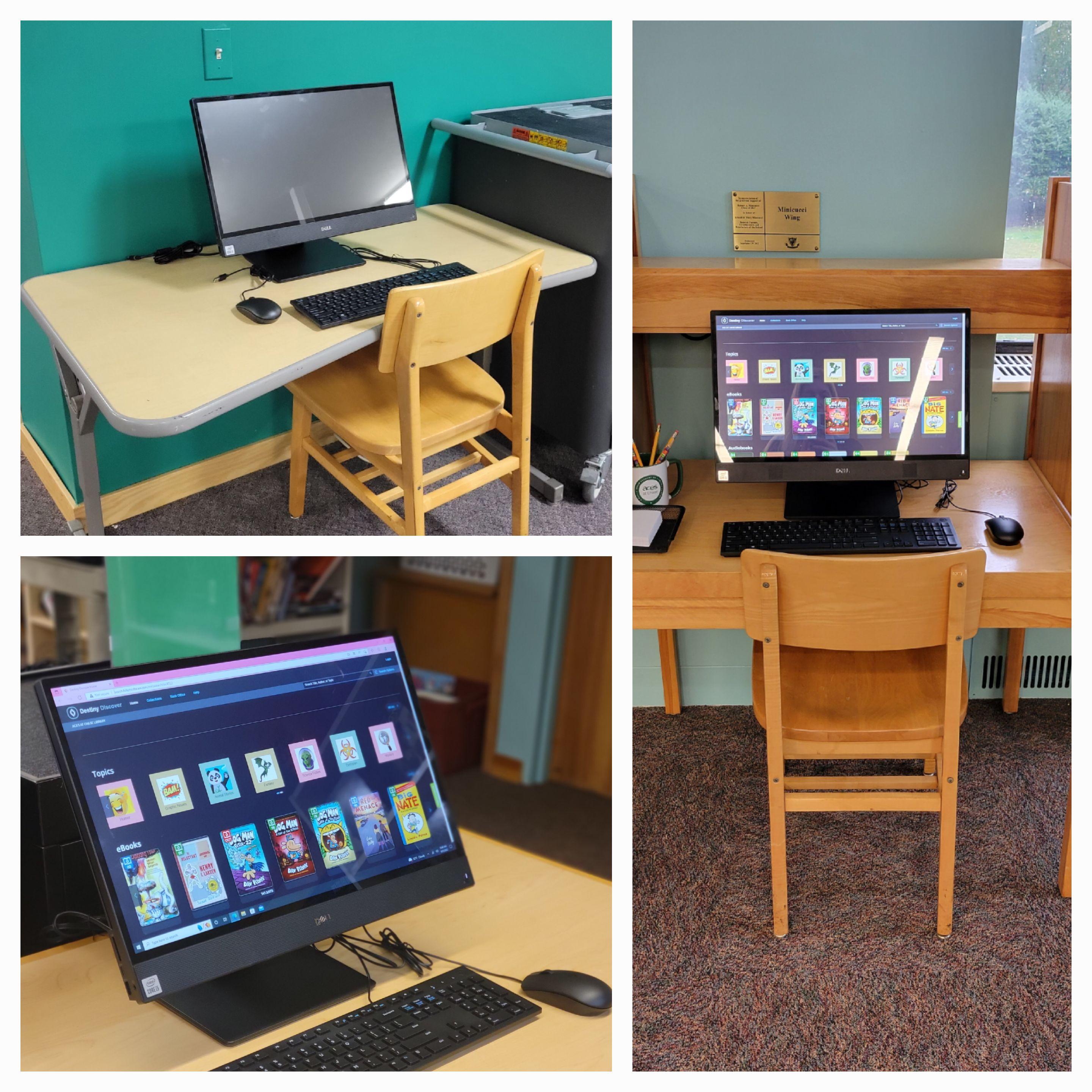 Card catalog stations