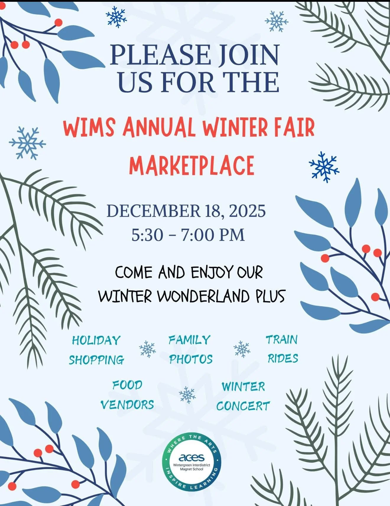 2025 Winter Fair invitation