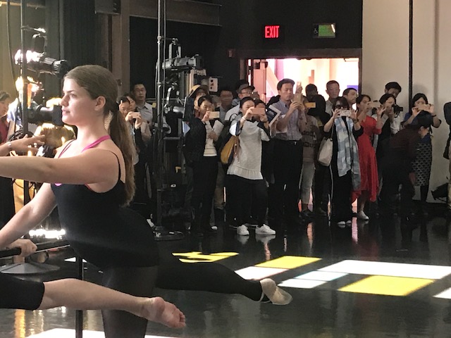 ACES ECA students perform for delegates from Qindoa No. 2 High School.