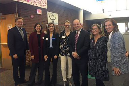 ACES Wintergreen Magnet School educators and Southern Connecticut Statue University Representatives