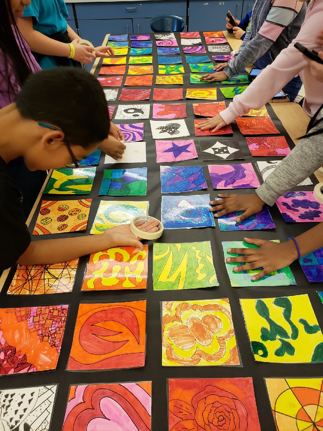 Art quilt assembly