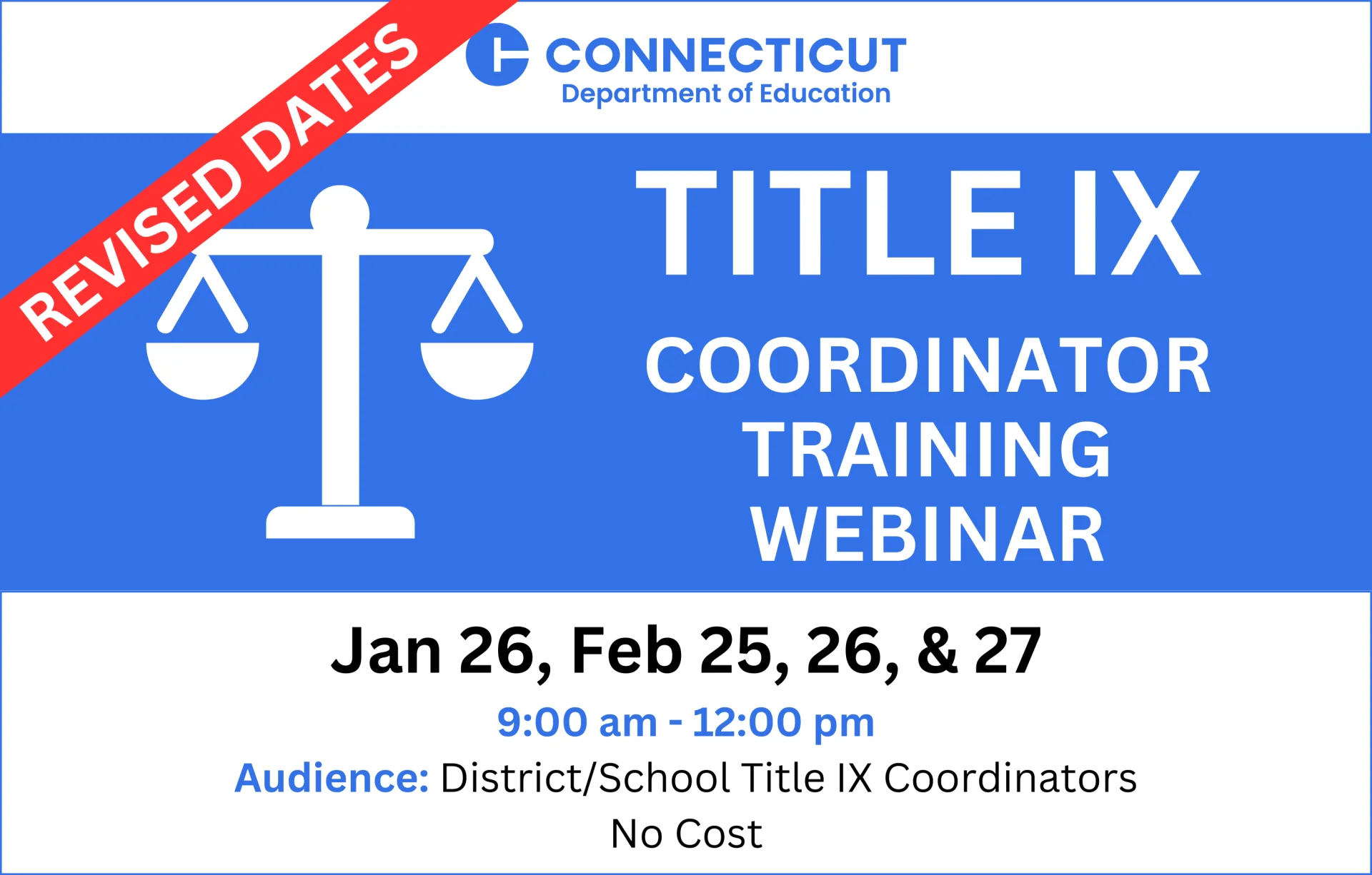 Title IX Coordinator Training graphic